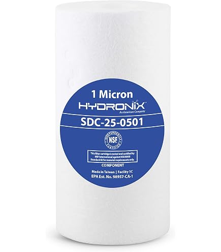 Amazon.com: Hydronix SDC-25-0505 NSF Sediment Water Filter 2.5